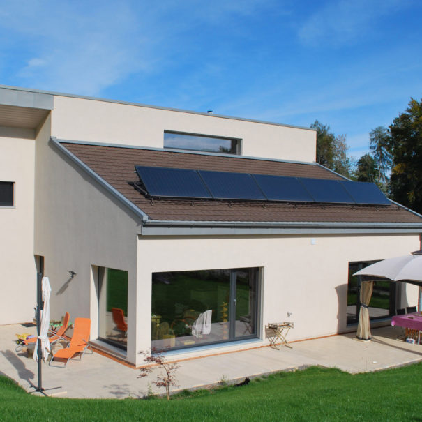 Construction villa ossature bois minergie Lausanne Vaud 11